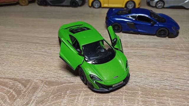 McLaren 675LT'2015 coupe. Модель 1-36 от Kinsmart