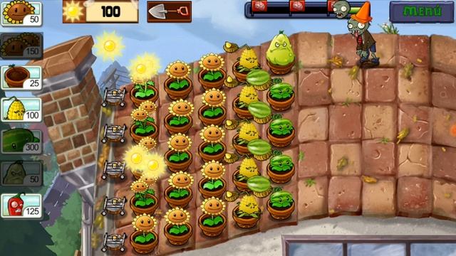 Plants vs Zombies 2 pak Mod para Android tejado test