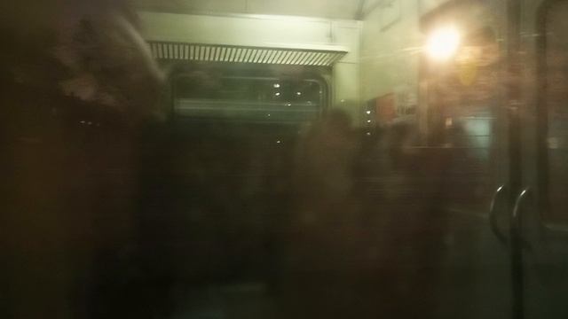 электричка ЭД4М. Москва - от ст Перево до ст Электрозаводская. 17 октября 2024 года 18:15:11