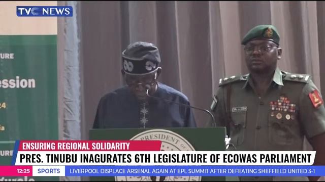 Pres. Tinubu Inaugurates 6th Legislature Of ECOWAS Parliament