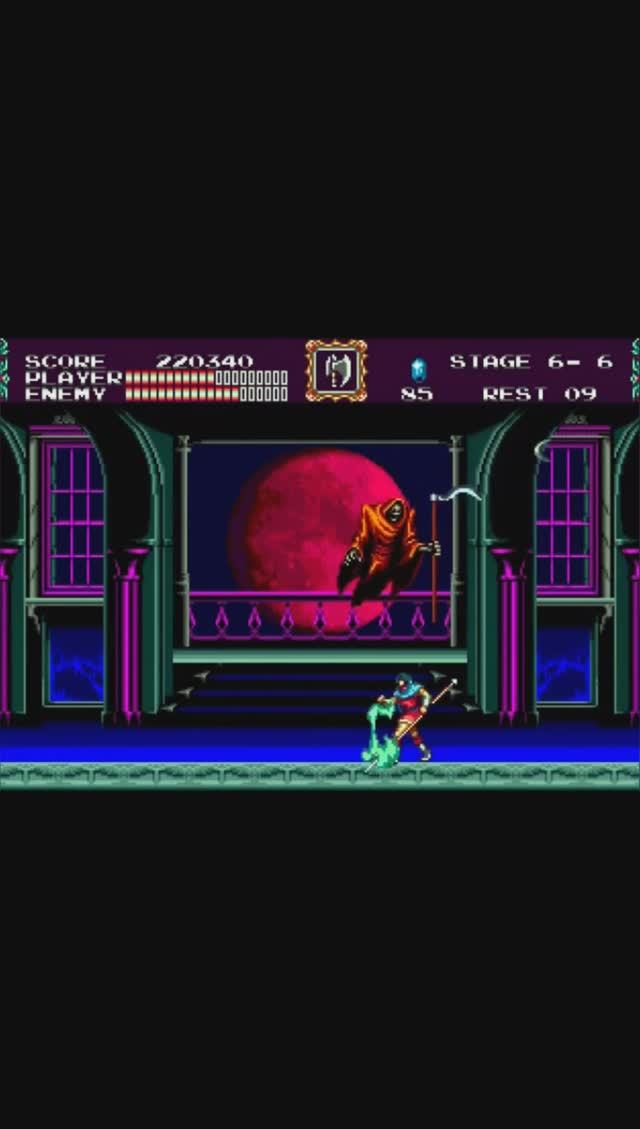 Босс 11 "Смерть" Castlevania: Bloodlines (Sega Mega Drive / Genesis)