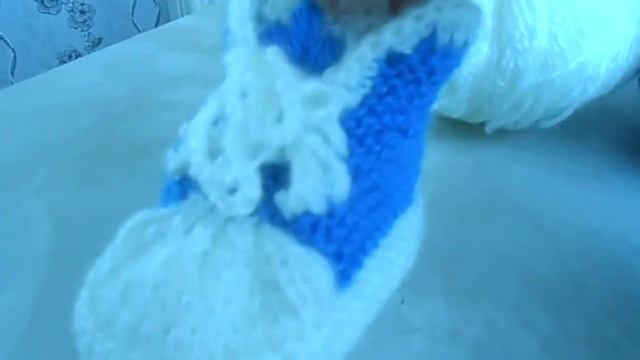 пинетки спицами