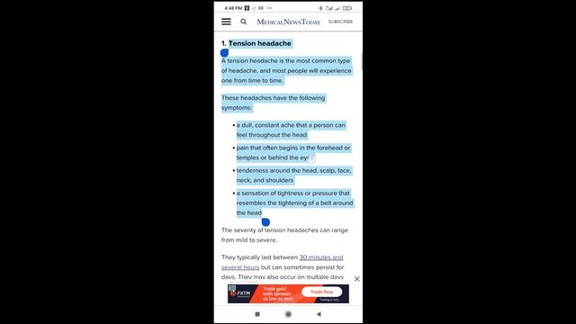 How To Copy Text In Chrome Browser In Android