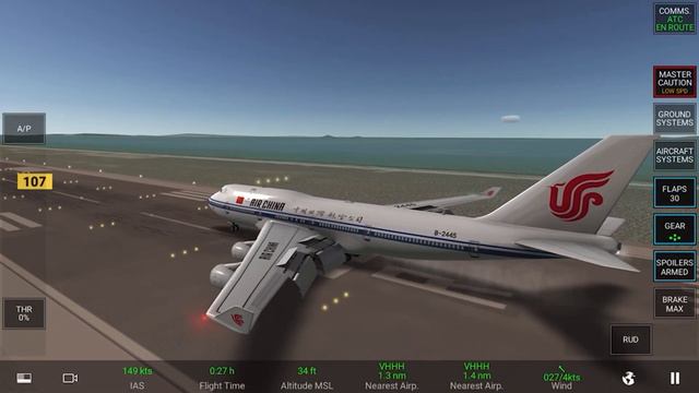 Boeing 747!!! | Landing moment 🛬️  ✨ | Real Flight Simulator | Android IOS Gameplay #8