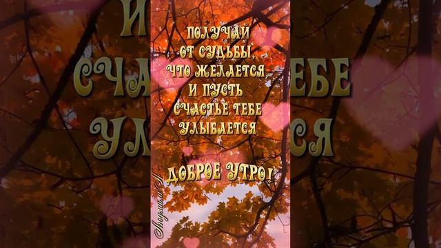 доброе утро