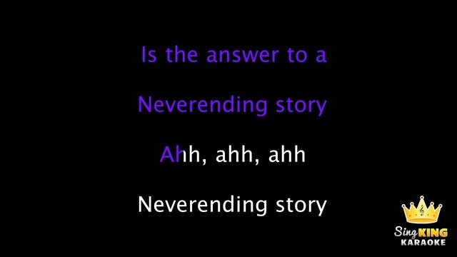 Limahl - Never Ending Story (karaoke version)