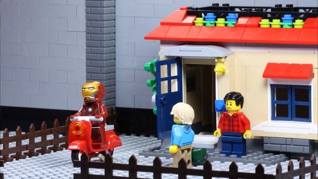 Lego Iron Man Car Robbery