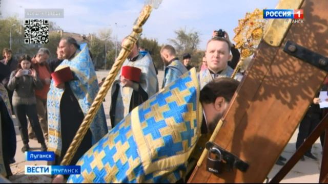 В Луганск привезли Чудотворную икону Владимирской Оранской Божией Матери