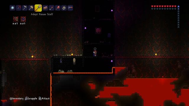 Terraria Mage Let's Play Part 21 - Molten Pickaxe - Warlock The Wizard's Adventure (Xbox One)