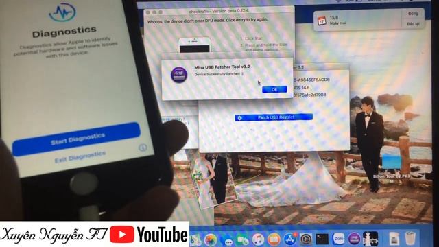 TOOL READ TOKEN IOS 12,13,14X.X ON WINDOWS, OFF ICLOUD PASSCODE, OFF HIỆN DUNG LƯỢNG-XUYÊN NGUYỄN F