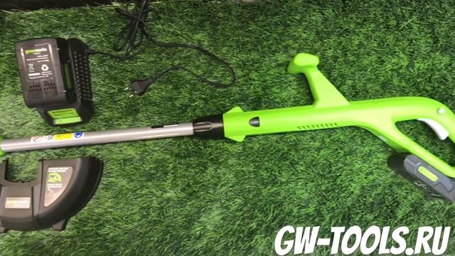 Триммер аккумуляторный 30 см Greenworks 24V G24LT30 Basic