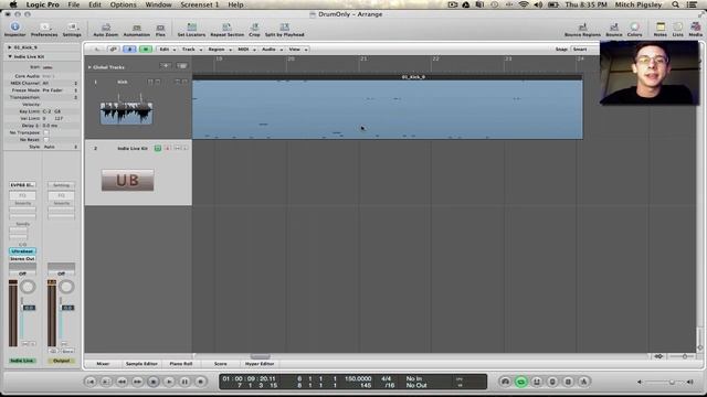 Logic Pro 9 Tutorial - Live Drum Replacement