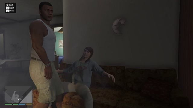 GTA 5 Уникальные кадры - Private-танец Франклина