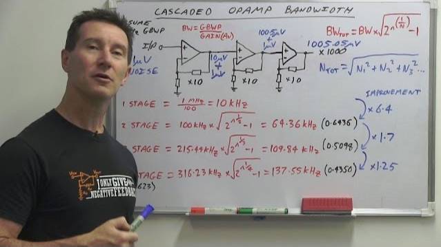 EEVblog #572 - Cascading Opamps For Increased Bandwidth