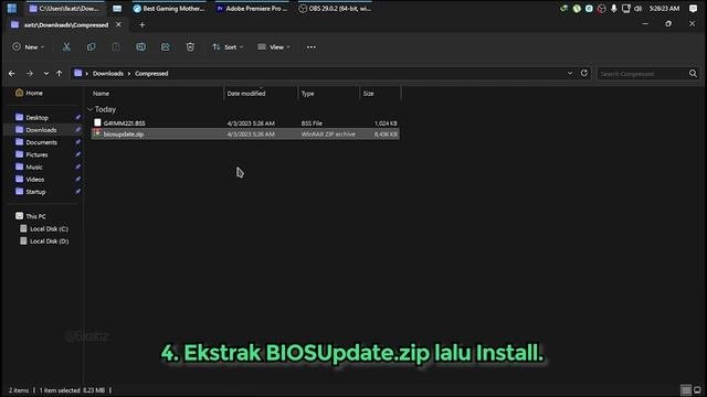 Cara: Update BIOS BIOSTAR G41D3