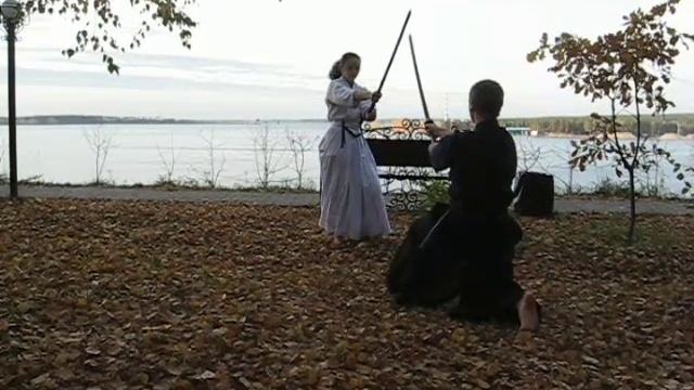 2009 Осень Перова Яна - Первухина Наталья / Заковряжный Сергей (кендо-ката)