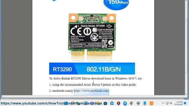 Download Ralink RT3290 Driver for Windows 1087