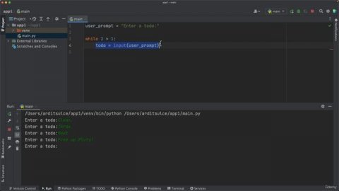 002 ▶️ Getting User Input Repeatedly #while-loop