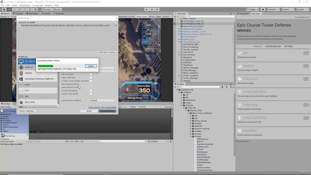 7 -Testing Unity Profile on Stand Alone Builds