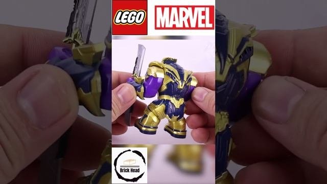 Lego Танос В Доспехах и Нано-Перчатке Неофициальный