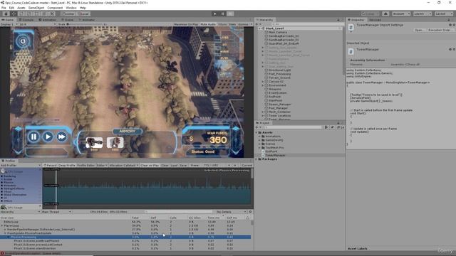 3 -Finding Performance Issues Using the Unity Profiler