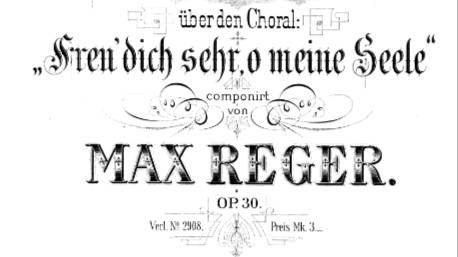 Макс Регер - Хоральная фантазия «Freu dich sehr, o meine Seele», Op.30 (исп. Бернхард Шнайдер)