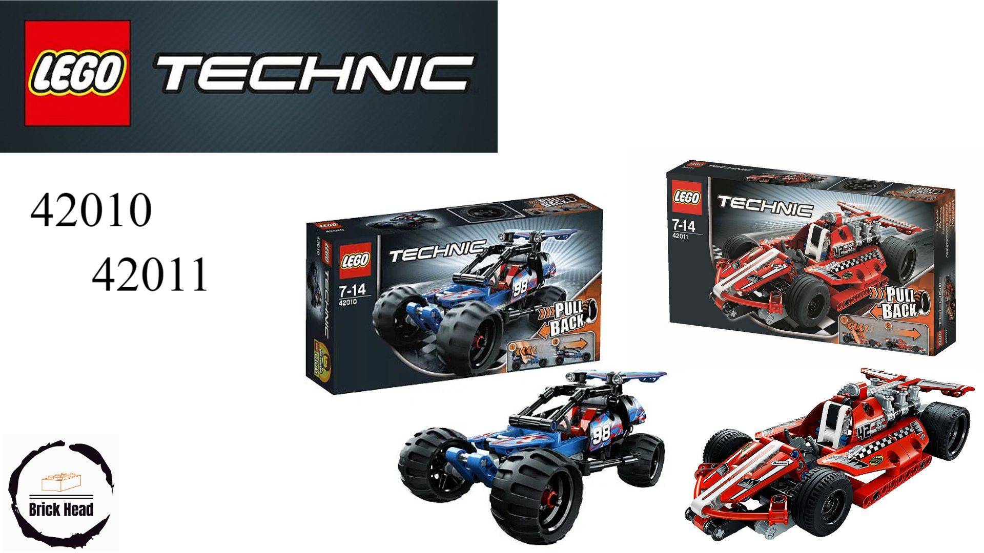 Гоночный автомобиль LEGO TECHNIC 42010 - 42011