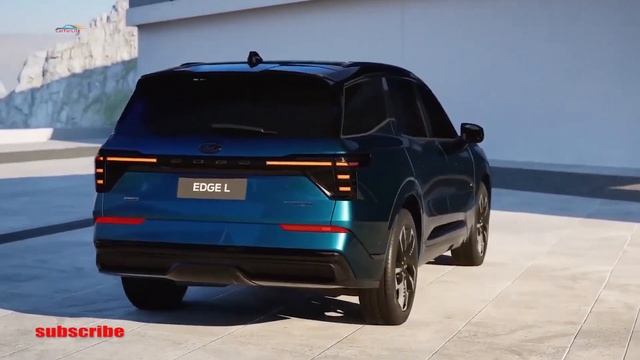 Новое поколение гибридного кроссовераFord Edge L 2023 Обзор Интерьер