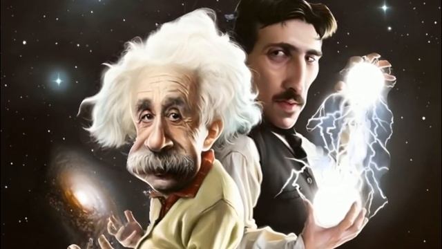 tesla and einstein meme but it's 4K 60 FPS