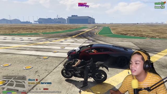 Ninja SUPERBIKE Vs. Lamborghini Aventador!! (malupet na laban) | Gta 5 Roleplay