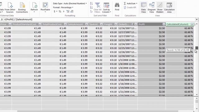 02-06 Introduction to Power Pivot - Calculated Fields