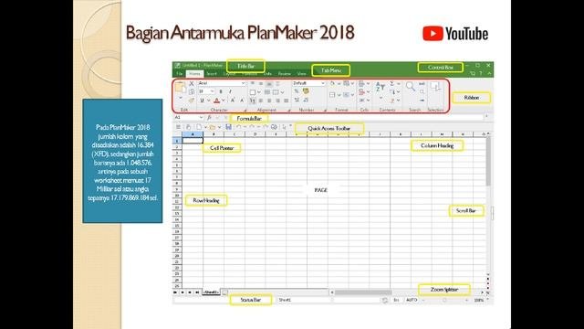 Belajar SoftMaker PlanMaker 2018 1