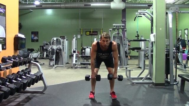 Dumbbell Bent Over Row - HASfit Back Exercise Demonstration - Dumbbell Bentover Rows - DB