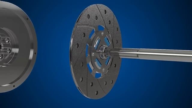 How a clutch works. (3D Animation).