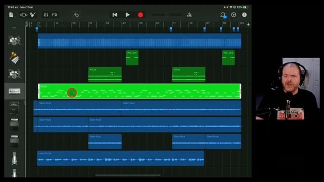 How to DELETE and UNDO in GarageBand iOS (iPad/iPhone)