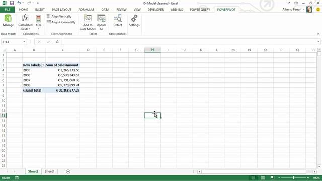 02-04 Introduction to Power Pivot - Calculated Columns