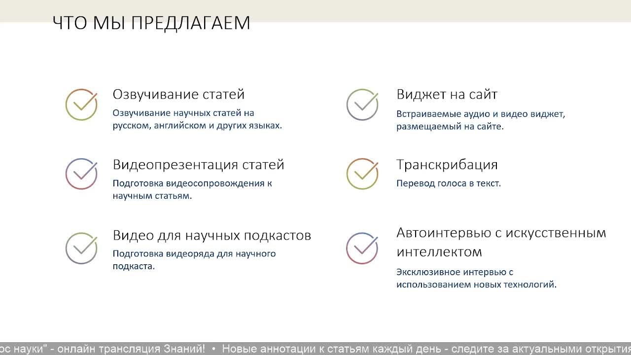 Голос науки: Исследования и открытия в мире науки