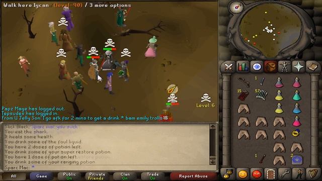 Runescape 2007 - Sparc Mac's 99 Range / 200,000 Subscriber PK Special!