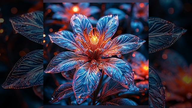 ЦВЕТЫ ИЗ ХРУСТАЛЯ И СТЕКЛА.