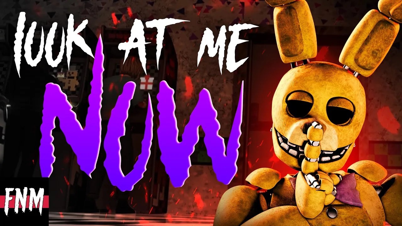 (Автор Five Nights Music/YouTube)FNAF SONG "Look at Me Now" (ANIMATED)