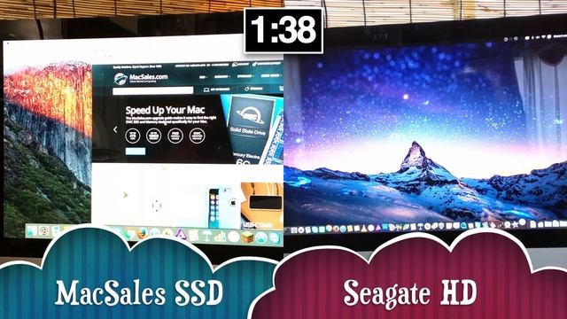 HD vs SSD, iMac Mid 2011