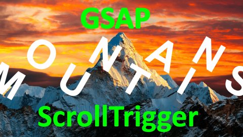 Анимация на скролл с помощью #js #gsap. Плагин ScrollTrigger