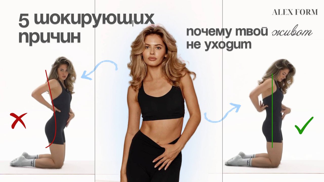 Как убрать выпирающий живот?