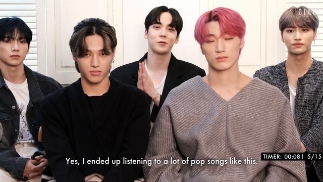 ATEEZ Sings Shawn Mendes, 5 Seconds of Summer, and “Answer” in a Game of Song Association | ELLE