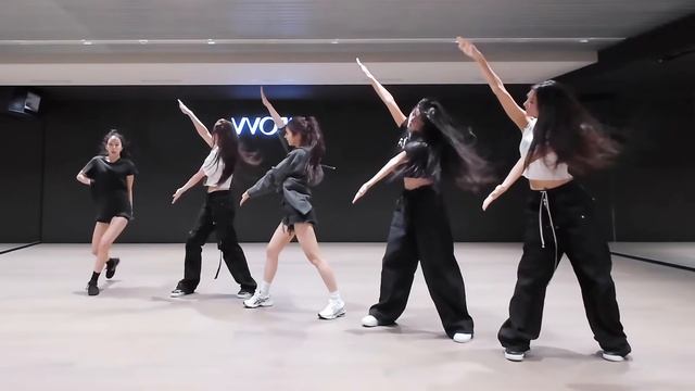 MEOVV "MEOW" DANCE PRACTICE MIRRORED/ТАНЦЕВАЛЬНАЯ ПРАКТИКА
