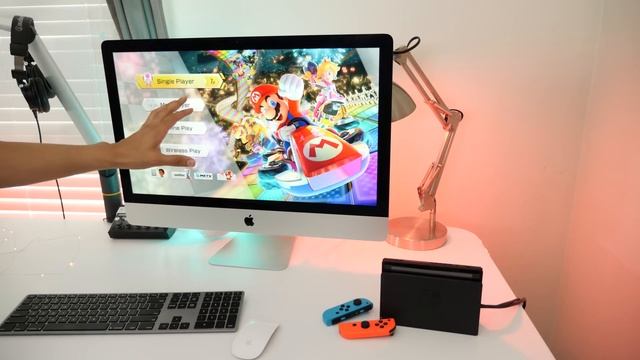 How to play Nintendo Switch on an iMac's display