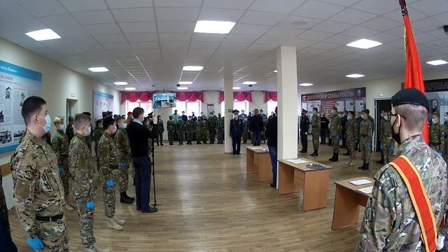Торжественное посвящение в ряды Юнармии. Центр Патриот, г. Иркутск, 1 поток