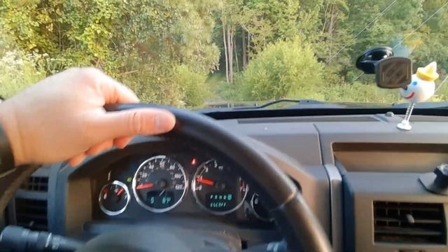 Jeep Liberty Hill Descent Control Demonstration.