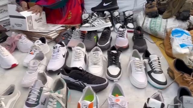 Chor Bazar Delhi Shoes Market Cheap Branded Shoes Market Nike, Adidas, puma, Red Fort Shoes Market