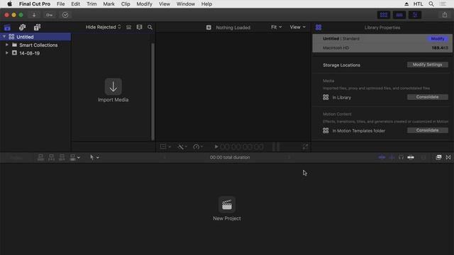 Final Cut Pro 10.4.6 Tamil Basic User Interface part 1